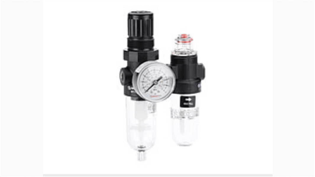 Norgren G 1/8 Filter Regulator Lubricator, Automatic Drain, 40μm Filtration Size