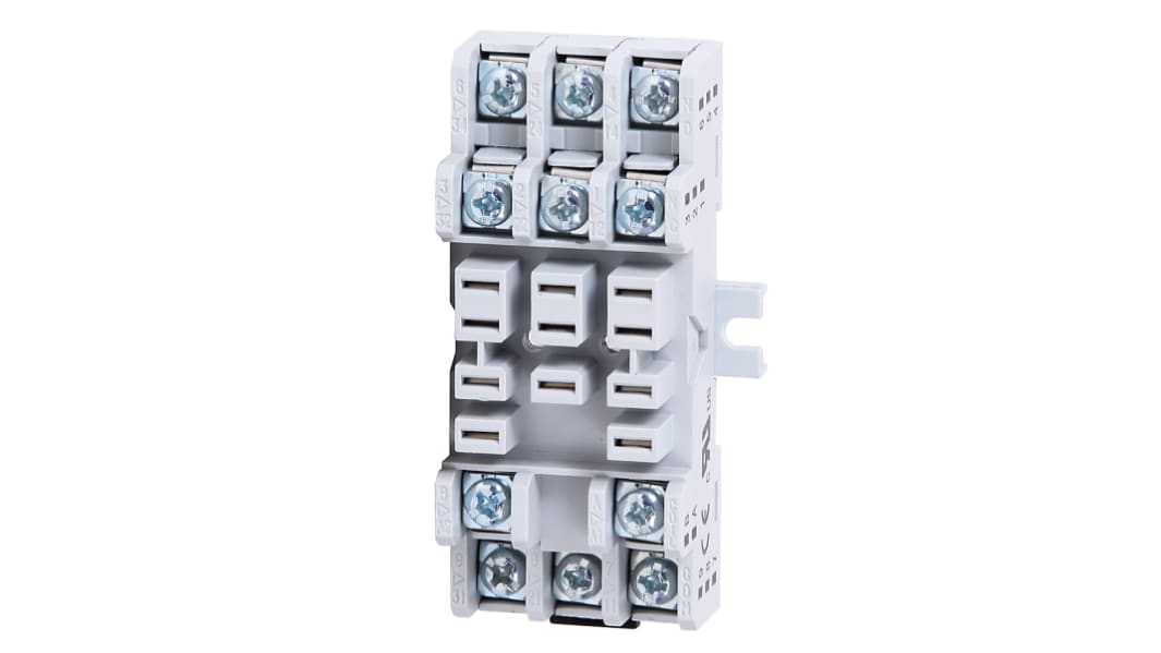 Support relais Allen Bradley série 700-HN 11 contacts, Rail DIN, montage panneau, 300V, pour Relais 700-HB
