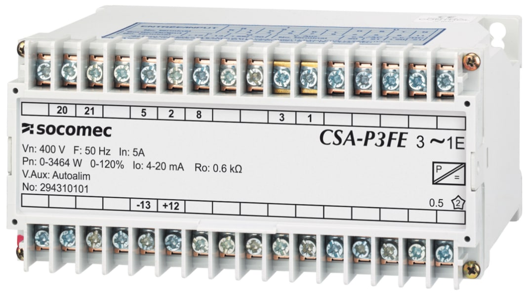 Socomec 192Y 変流器, 5A