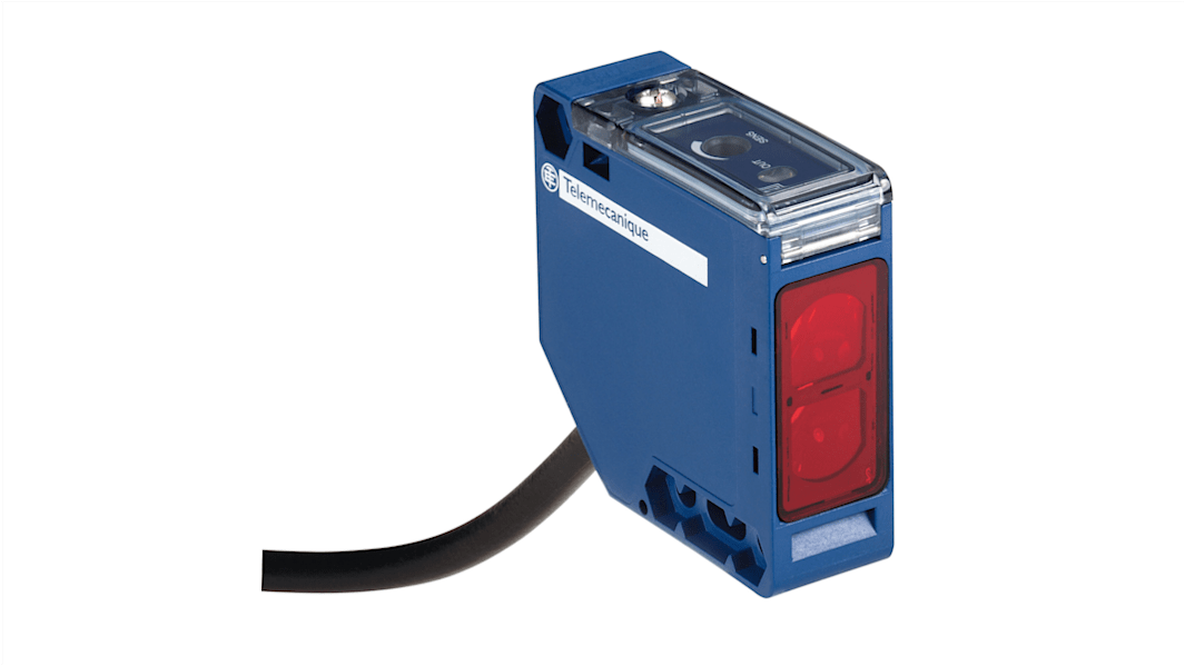 Telemecanique Sensors Polarised Retro Reflection Photoelectric Sensor, Block Sensor, 6 m Detection Range