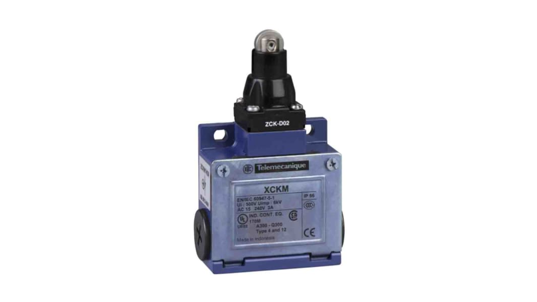 Interruttore di fine corsa Telemecanique Sensors, Tasto a rotella, 1NC/1NA, 500V, 10A, IP66