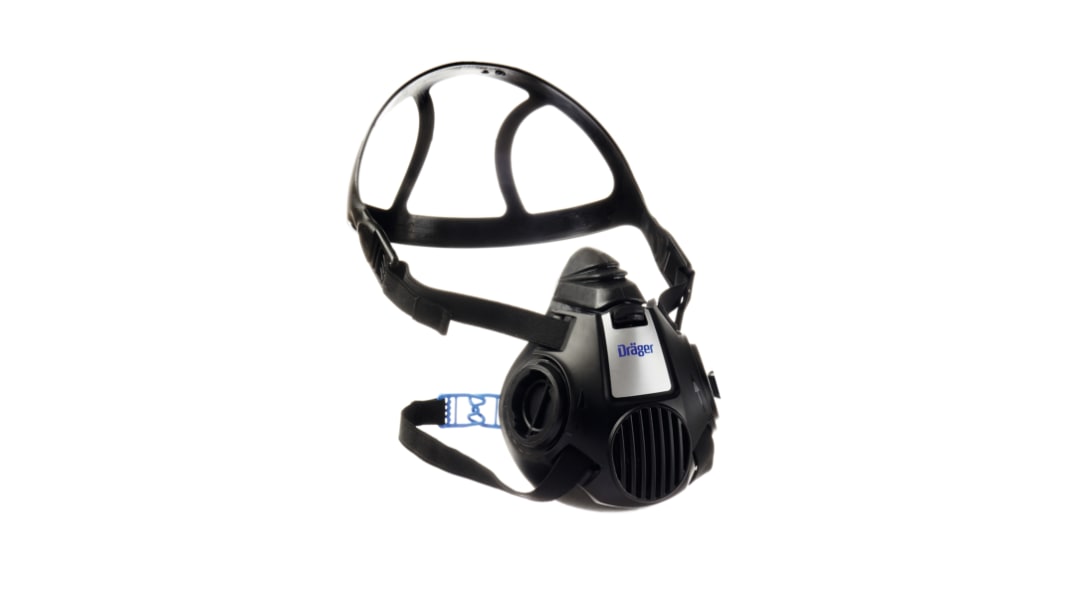 DRAEGER X-plore 3300 Atemschutzmaske Groß, Halbmaske, Schwarz, Grau, hypoallergen