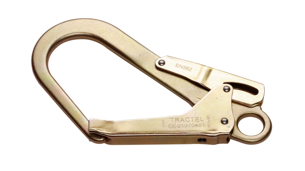 Tractel Stahl 59mm Automatische Verriegelung 25kN Karabiner