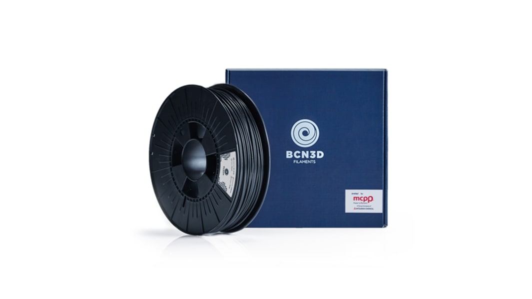 BCN3D TPU 98A 3D-Drucker Filament, Schwarz, 2.85mm, FDM, 750g