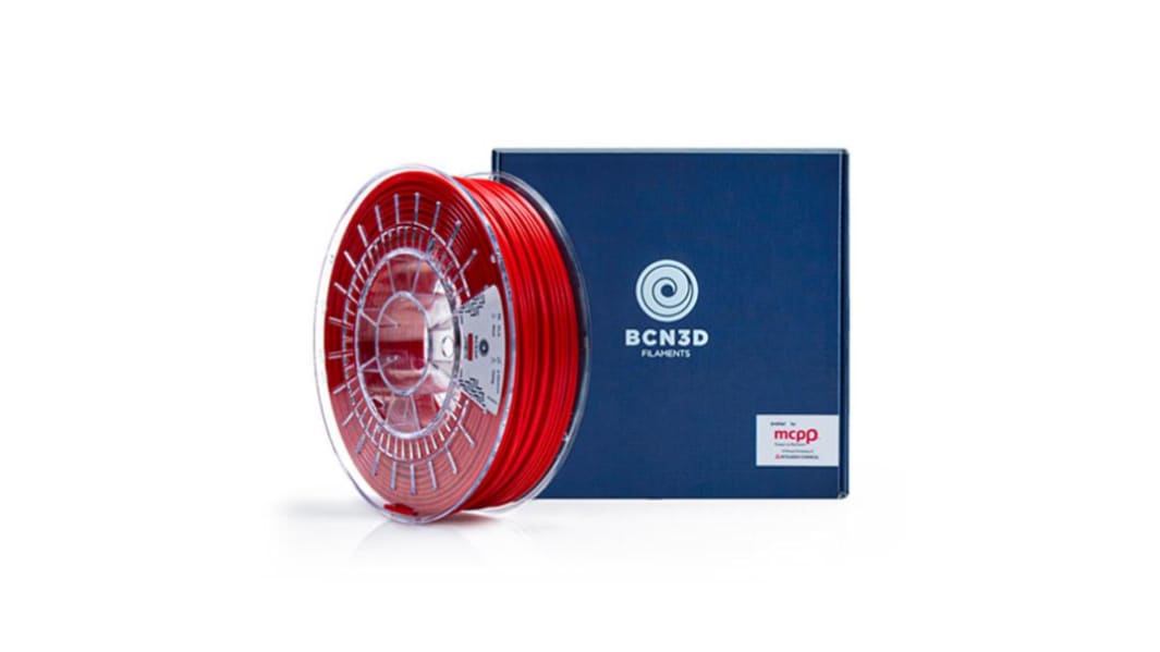 Filament pour imprimante 3D BCN3D, PLA, Ø 2.85mm, Rouge, 750g, FFF