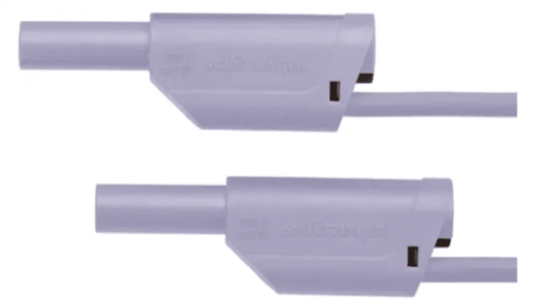 Schutzinger Test lead, 32A, 1kV, Purple, 1m Lead Length