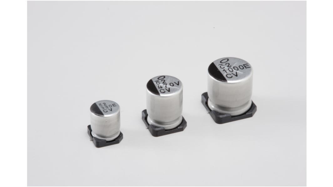 Condensateur Nichicon, Aluminium électrolytique 220μF, 35V c.c.