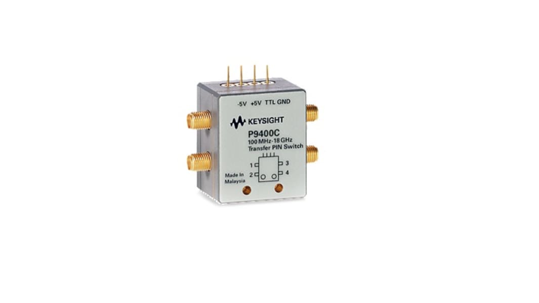 Keysight Technologies RF Switch, SPDT, 18GHz Max, >80.0dB Isolation, 200ns, 50Ω Output