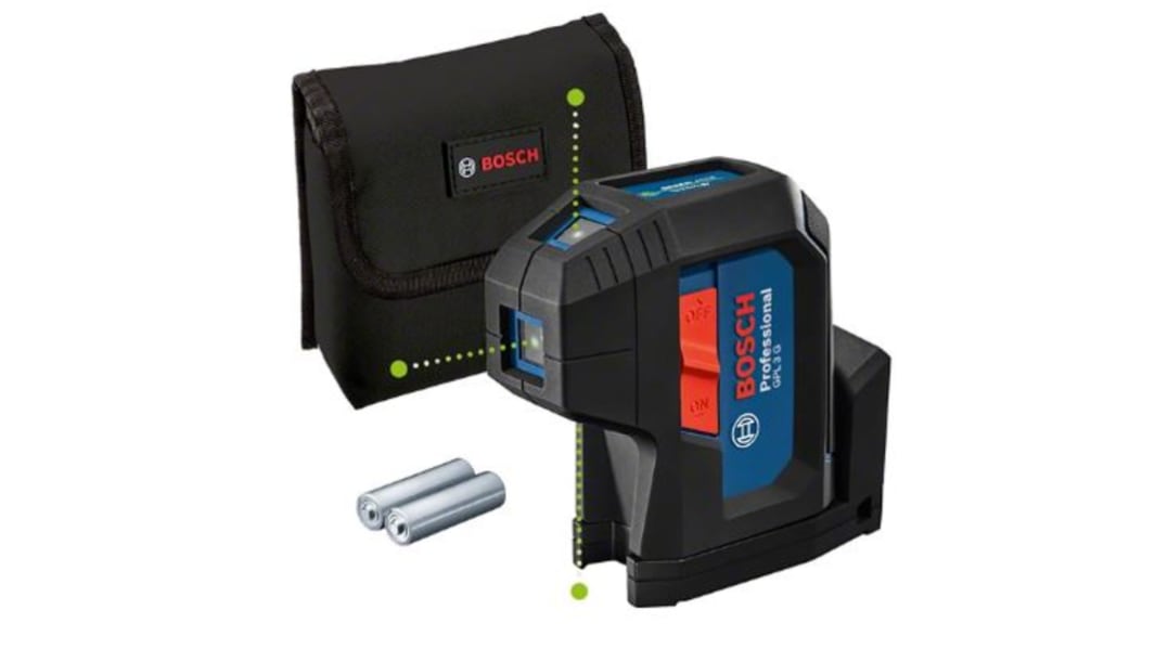 Bosch GPL 3 G 500 → 540nm Laser Colour Green Point Laser