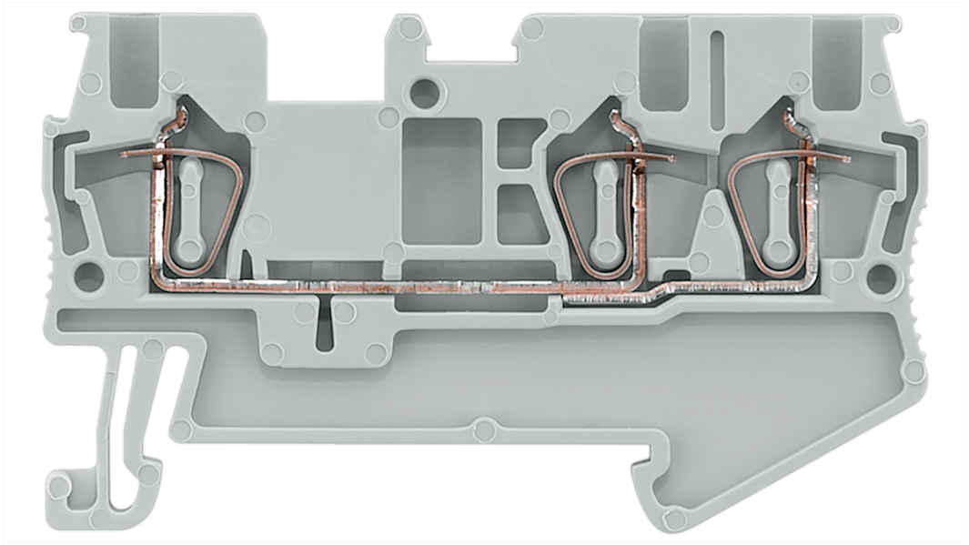 Siemens 8WH2003 DIN レール端子台, 17.5A 500 V, スプリング