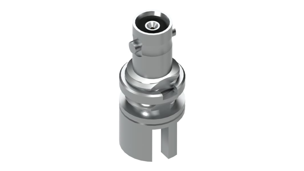 Samtec HDBNC Series, Plug Edge Mount BNC Connector, 75Ω, Edge Mount Termination, Straight Body