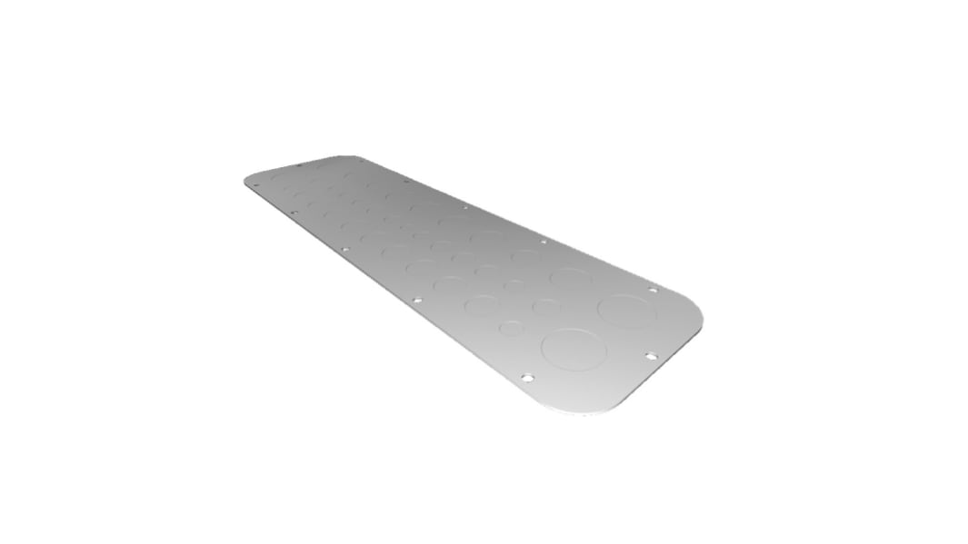 Rittal Stahlblech Anschlussplatte, 534mm