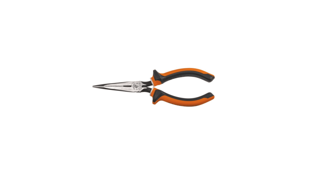 Klein Tools Long Nose Pliers, 189 mm Overall, Straight Tip, 62mm Jaw