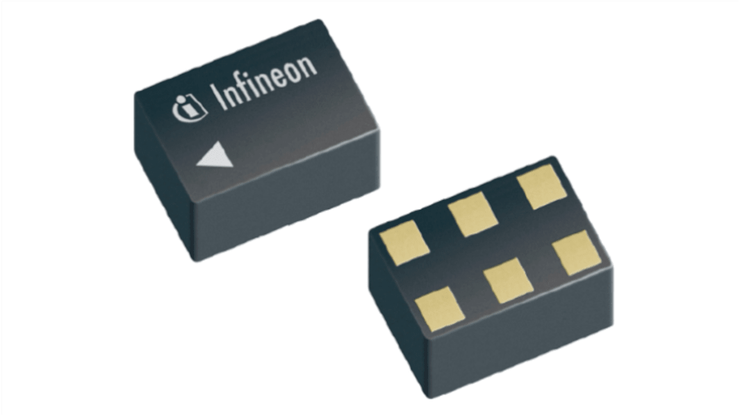 Amplificateur RF BGA123N6E6327XTSA1, Faible bruit Gain=21,2 dB, 1 615 MHz PG-TSNP-6,6 broches