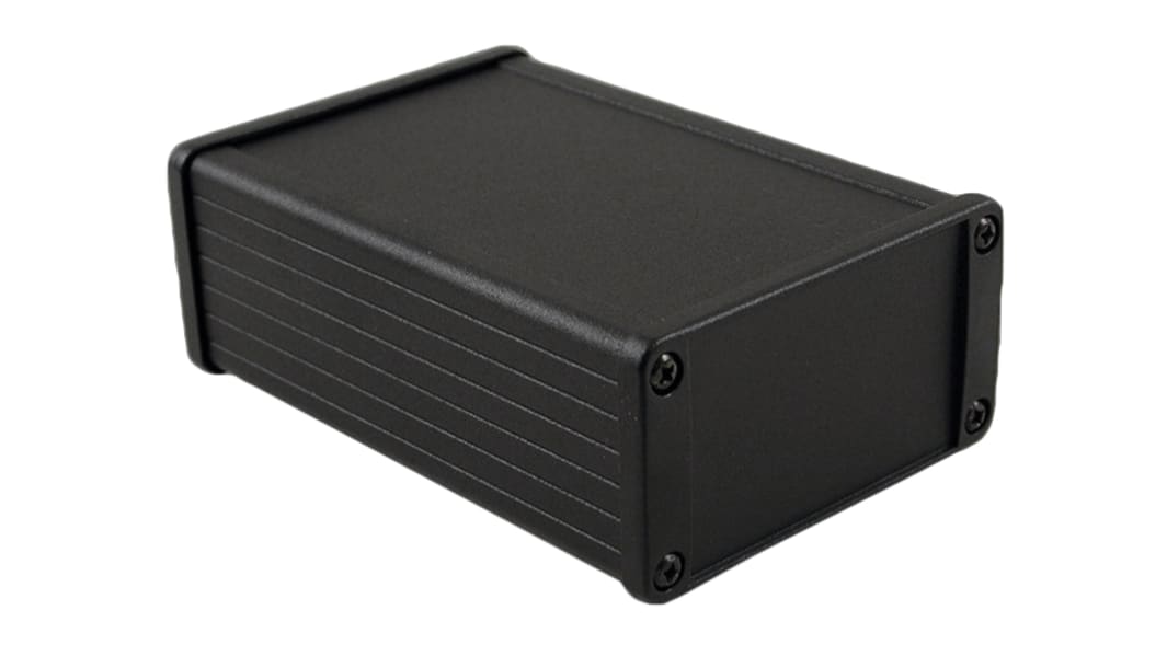 Hammond ケース 電子機器用 121 x 84 x 44mm アルミニウム Black