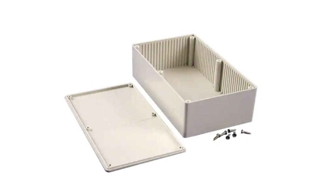 Boîtier Hammond 1591 en ABS, 190 x 110 x 57mm, Gris IP54