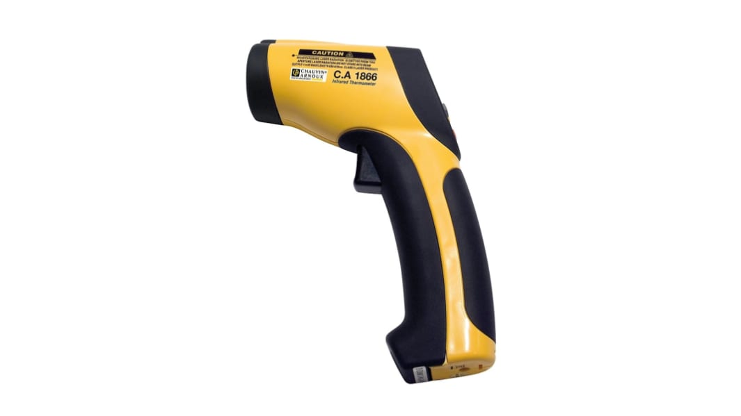 Chauvin Arnoux CA 1866 Infrared Thermometer, -50°C Min, +1000°C Max, ±1.5 °C Accuracy, °C Measurements
