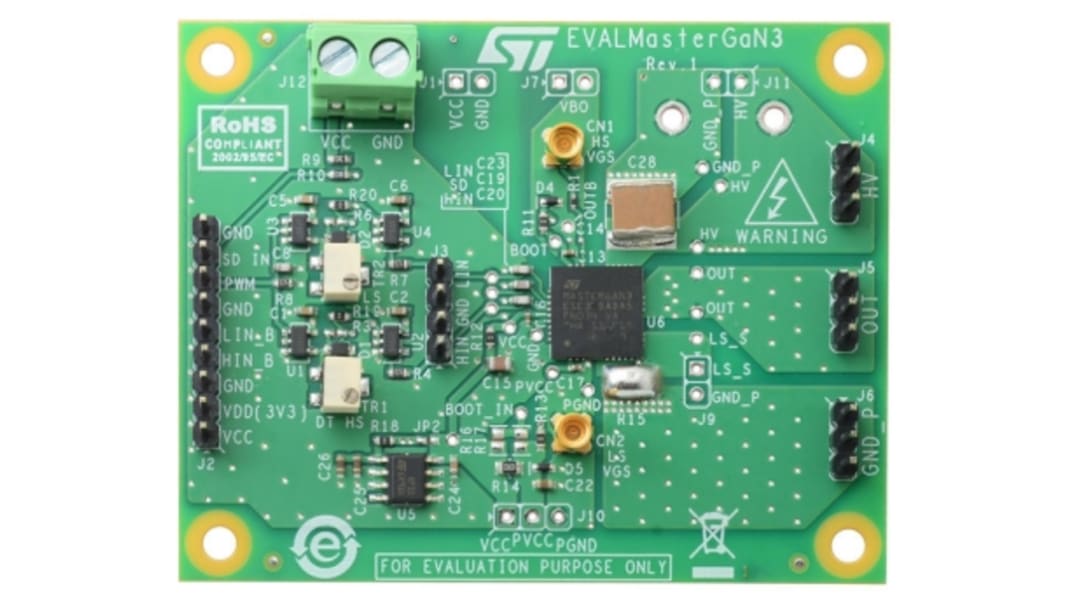Kit di sviluppo Driver half bridge per MASTERGAN3 Demonstration Board for MASTERGAN3 MASTERGAN3