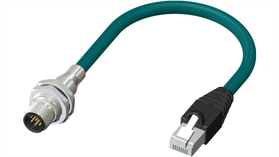 Cavo Ethernet Cat6 RS PRO, L. 1m, Con terminazione