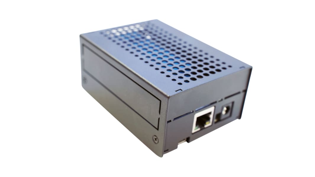 Caja para placa de desarrollo de Acero, 45x68x93mm, Negro, para BeagleBone Black y BeagleBone AI