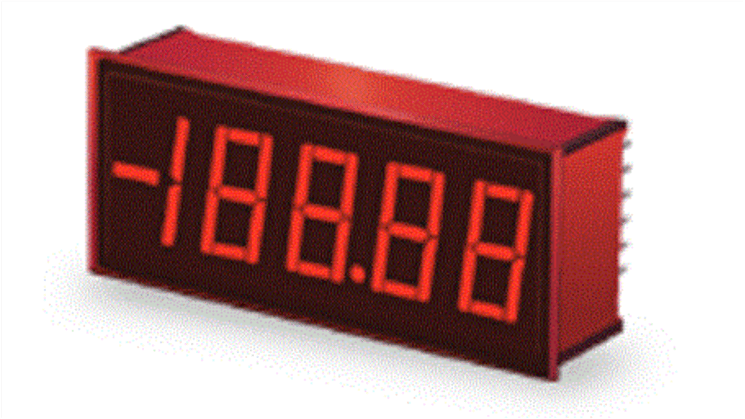 Murata DMS-40PC Series Digital Panel Voltmeter DC, LED Display 4.5-Digits