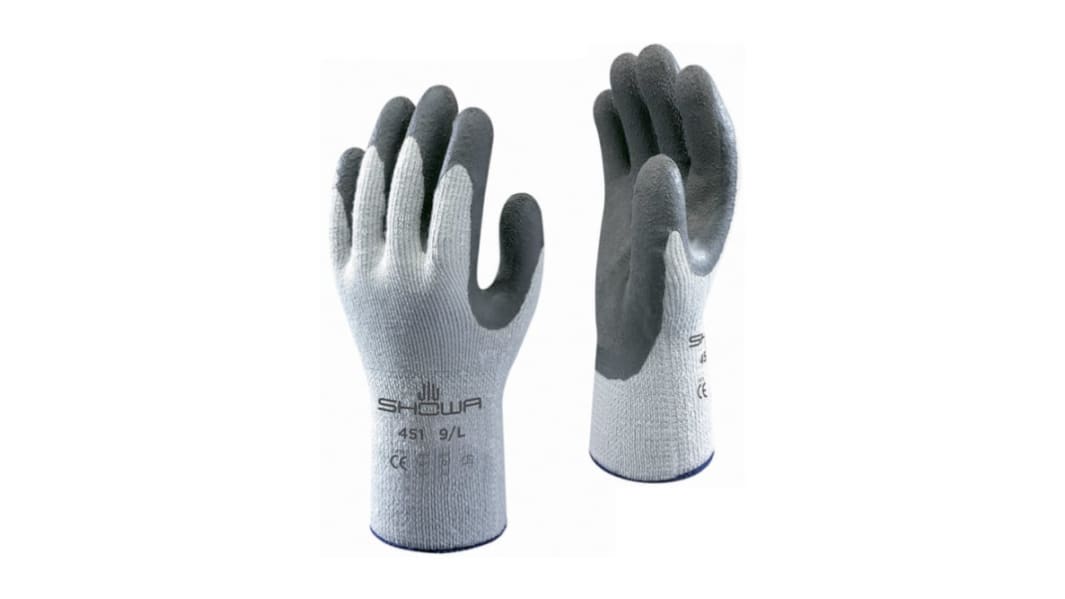 Showa SHO451 Arbeitshandschuhe Größe 7 Abrasion Resistant, Anti-Slip, General Purpose, Good Dexterity, Tear Resistant