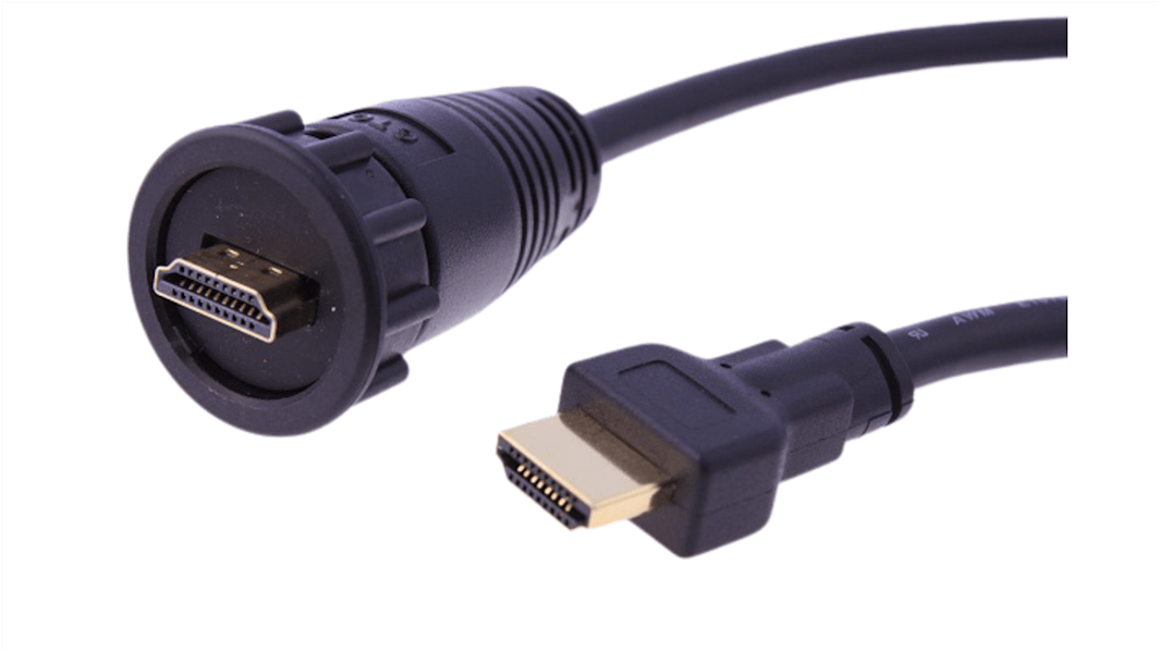 RS PRO HDMI-Kabel A HDMI Stecker B HDMI Stecker Hohe Geschwindigkeit 4K max., 2m