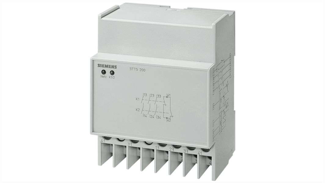 Siemens T55 Emergency Stop Safety Relay, 230V ac, 4 Safety Contacts