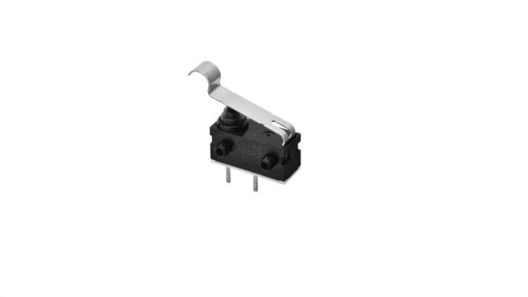 Omron Subminiatur-Mikroschalter Langer Blatthebel-Betätiger Drahtanschluss, 0,1 A bei 125 V dc VA, SPST IP 67