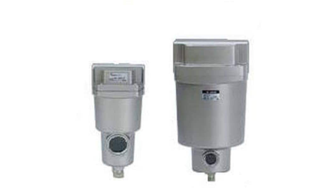 Separatore pneumatico SMC AM350C-F04D, attacco G 1/2, flusso tipico 25 l/sec., filtrazione 0.3μm