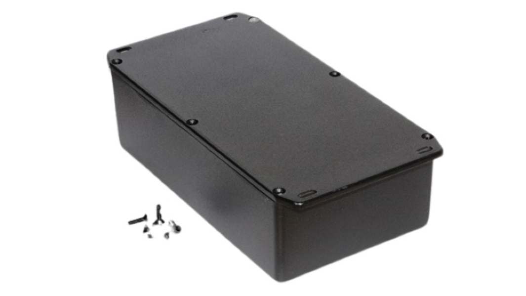 Caja Hammond de Aluminio Presofundido, 133 x 133 x 36mm, IP54, Apantallada