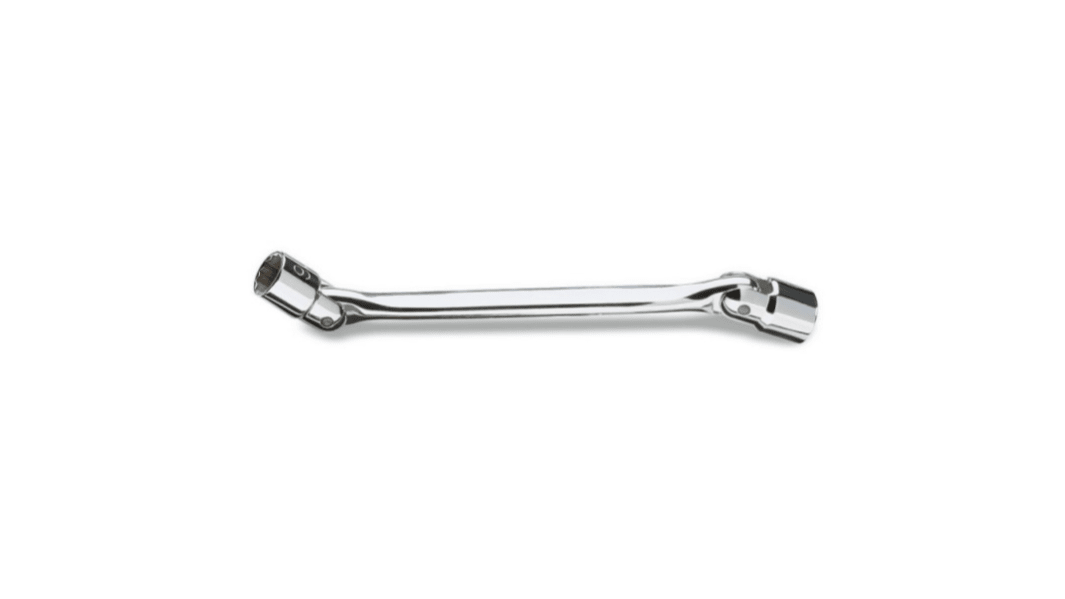 BETA 10 mm, 11 mm Hex Socket Wrench with Straight Handle, 182 mm Overall