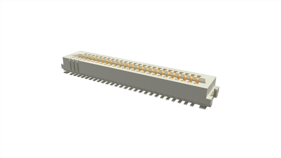 Amphenol Communications Solutions 基板接続用ソケット, 51 Pin 1mm ピッチ PCBマウント