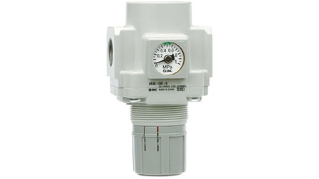 SMC エアレギュレータ, G 1/8, AR20-F01BE-B