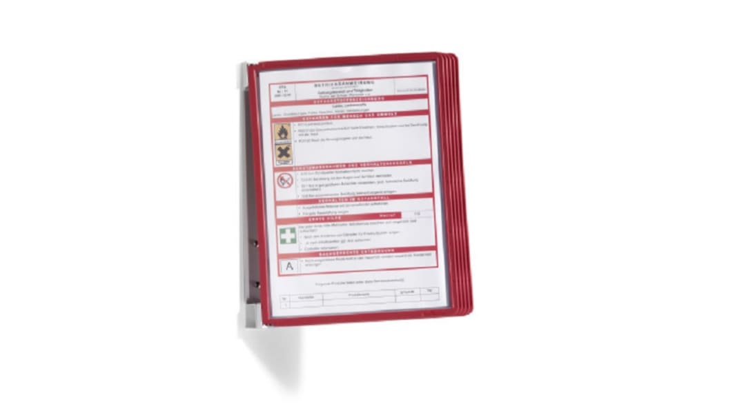 Durable Red Presentation Folder