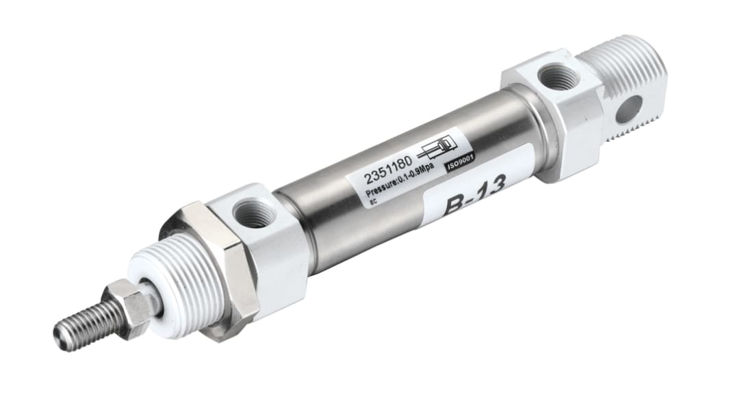 RS PRO Double Acting Cylinder - 25mm Bore, 125mm Stroke, IAC Series, Double Acting
