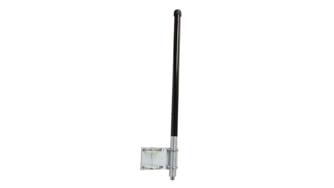 Mobilemark OD3-600/6000MOD2-BLK Whip Omnidirectional Antenna with N Type Female Connector, 5G