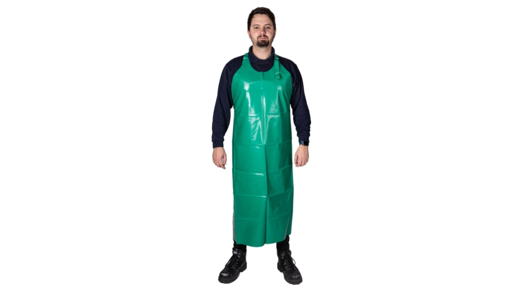 Topdog Green Reusable Polyurethane Apron, 1.14m