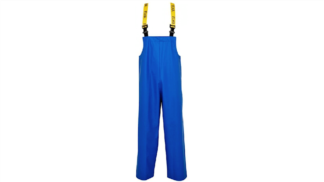 Elka Gb Unisex Wiederverwendbar  Overall Art Latzhose, Größe S Blau, Chemikalienbeständig, flüssigkeitsbeständig