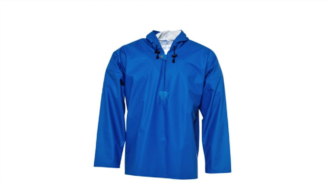 Elka Gb Unisex Jacke Chemikalienbeständig, flüssigkeitsbeständig Polyamid Blau, Größe M