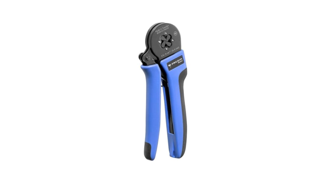 Facom Hand Crimp Tool for Insulated Terminals, Uninsulated Terminals