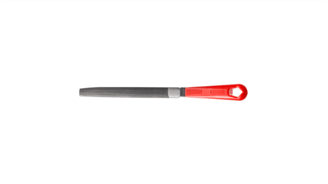 Facom 150mm, Half-Sweet, Half Round Engineers File With Soft-Grip Handle