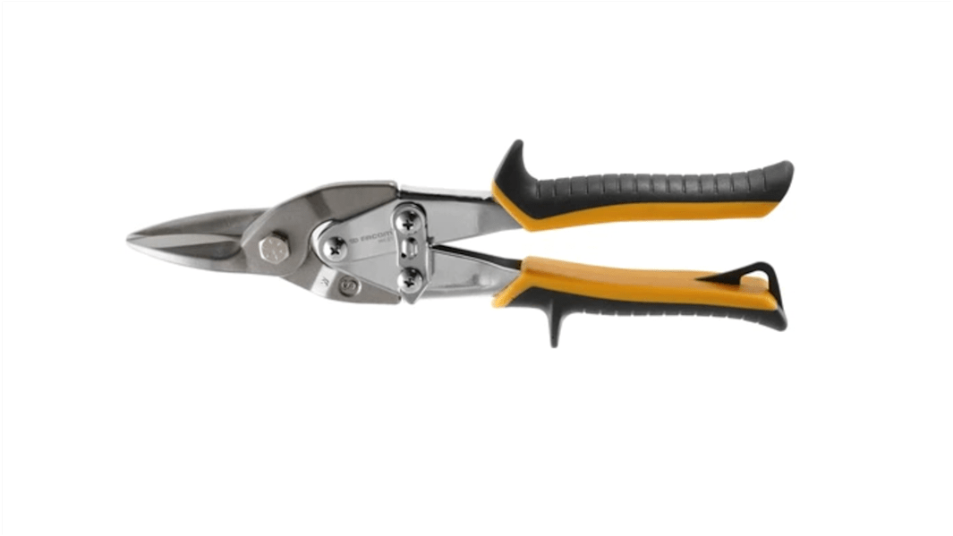 Cesoie Facom, taglio Diritto per Acciaio inox, L. tot 255 mm