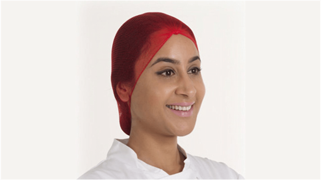 Hairtite Green Disposable Hair Net for Food Industry Use, One-Size, Hair Net Type, Non-Metal Detectable