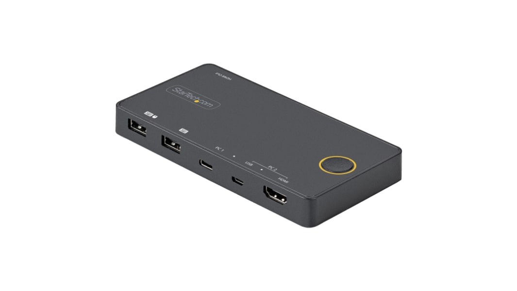 StarTech.com 2 Port USB DisplayPort, HDMI KVM Switch, HDMI 3840 x 2160 Maximum Resolution