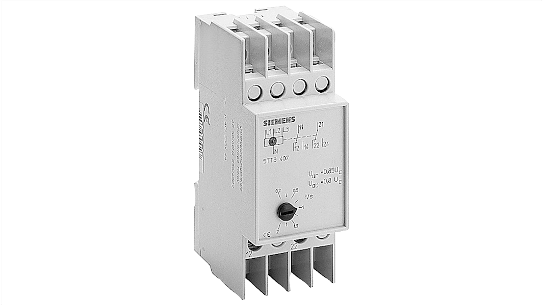 Siemens モニタリングリレー, DPDT, 5TT3407