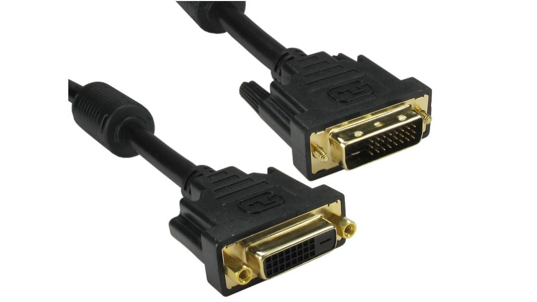 Câble DVI 2m RS PRO Mâle vers Femelle