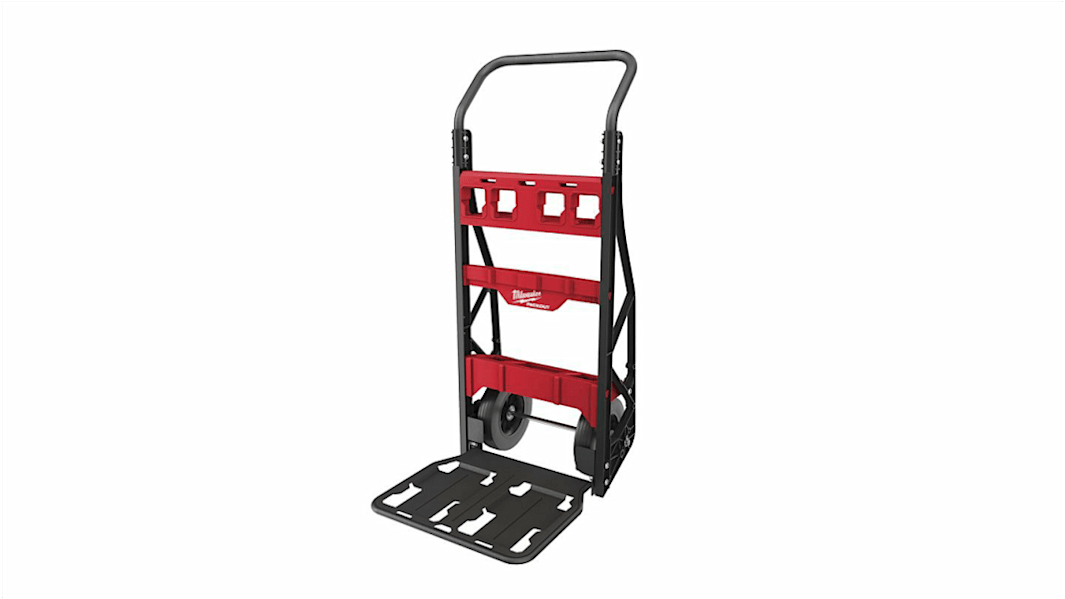 Milwaukee 2 Shelf Trolley Cart, 1200 x 510 x 290mm, 180kg Load