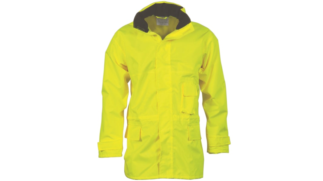 DNC 3873 Yellow Unisex Hi Vis Jacket, S