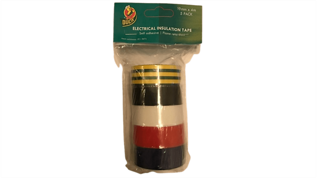 Nastro isolante elettrico DUCK TAPE Duck Tape in PVC, 19mm x 4m x 0.15mm